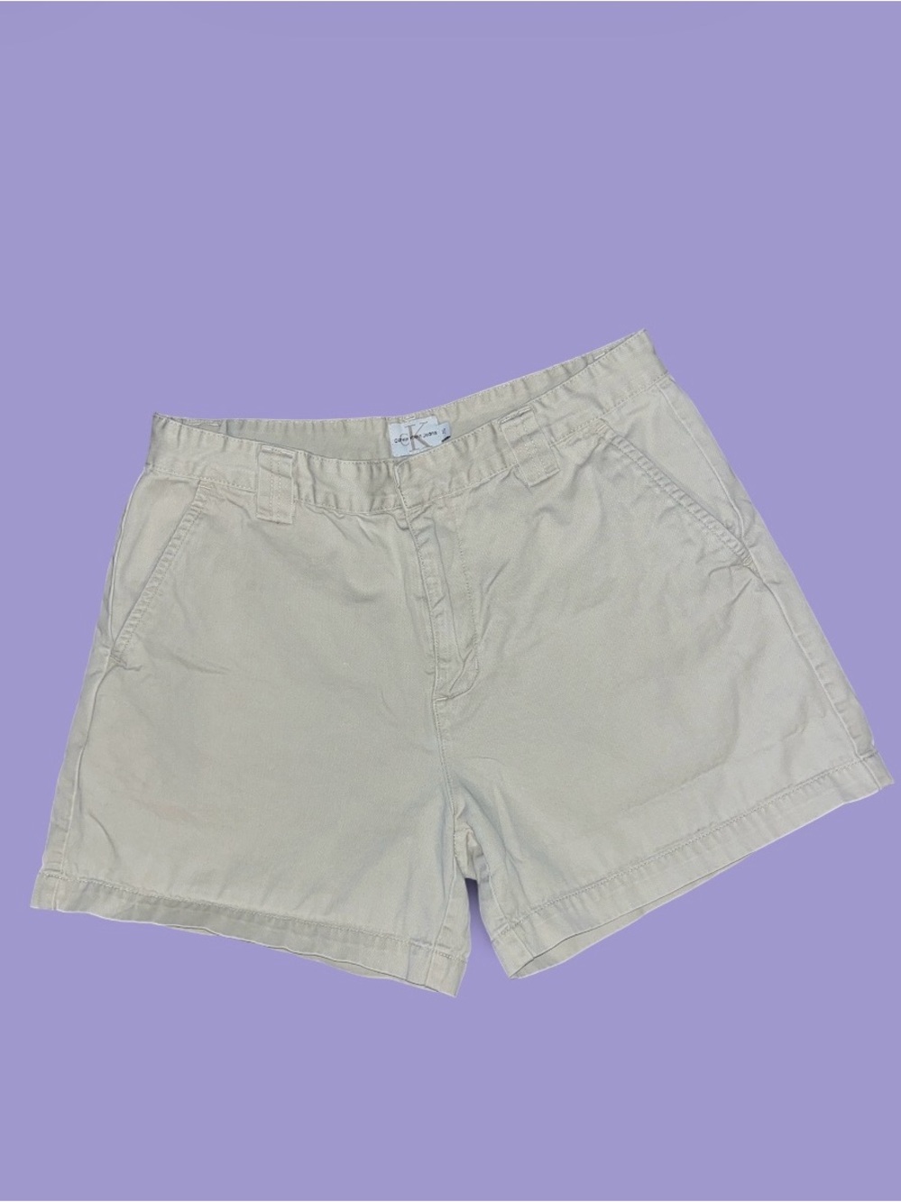 Calvin Klein Light Beige Casual Women's Shorts